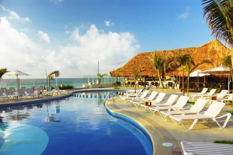 The main pool at Desire Resort and Spa Riviera Maya